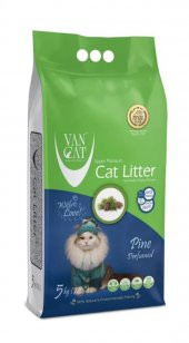 Vancat Çam Kokulu Bentonit Kedi Kumu İnce Taneli 5 KG - 1