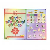 Besin Grupları 108 Parça Puzzle Eğitici Çocuk Oyuncak - 1