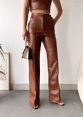 deri palazzo pantolon kahve hf thumbnail 5