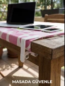 Beyaz Masa Örtüsü Mandalı 4’lü Set – Kaymaz, Rüzgara Dayanıklı, Piknik & Balkon Masa Sabitleyici thumbnail 5