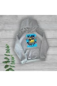 TexKid Njoy Your Life Göğüs Baskılı Unisex Oversize Sweatshirt thumbnail 1