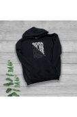 TexKid Born to Be Awesome Göğüs Baskılı Unisex Oversize Sweatshirt thumbnail 1