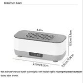 DailyTech Ultrasonik Gözlük Temizleme Cihazı Takı Saat Lens Derin Temizlik Makinesi thumbnail 6