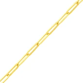 14 Ayar Paper Clip Altın Kolye thumbnail 4