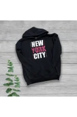 TexKid New York City Göğüs Baskılı Unisex Oversize Sweatshirt thumbnail 1