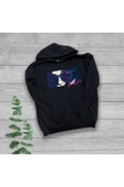 TexKid Bon Voyage Göğüs Baskılı Oversize Sweatshirt thumbnail 1