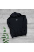 TexKid Mood Göğüs Yazılı Unisex Oversize Sweatshirt thumbnail 1