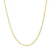 14 Ayar Traşlı Top Altın Kolye thumbnail 1