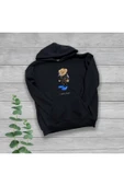 TexKid Lets Dive Ayı Ön Baskılı Unisex Oversize Sweatshirt thumbnail 1