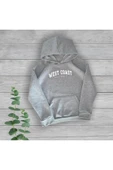 TexKid West Coast Göğüs Baskılı Unisex Oversize Sweatshirt thumbnail 1