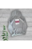 TexKid New York City Göğüs Baskılı Unisex Oversize Sweatshirt thumbnail 1