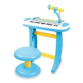 Vardem 24 Tuşlu Mini Piyano MP3 Ve Mikrofonlu BAO-3132C Mavi thumbnail 1