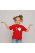 TexKid Yılbaşı Ho Ho Ho Yazılı Kırmızı Çocuk Tişört thumbnail 1