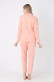 Somon Hearts Önden Düğmeli Pijama Takım thumbnail 2