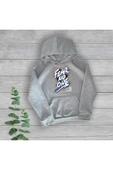 TexKid Fear No One Göğüs Baskılı Unisex Oversize Sweatshirt thumbnail 1