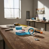 BUMY CIFT TARAFLI KOPUK MONTAJ BANT 10MMX10MT BEYAZ thumbnail 1