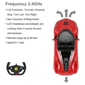 Rastar LaFerrari Aperta Drift Atan Uzaktan Kumandalı Araba thumbnail 7