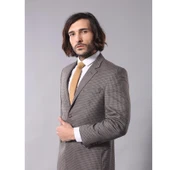 4 Drop Damalı Erkek Kahverengi Ceket-Wessi thumbnail 1