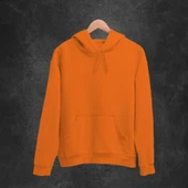 5'li Kışlık Unisex Kapşonlu Sweatshirt Seti (Bordo, Kırmızı, Turuncu, Sarı, Krem) thumbnail 4