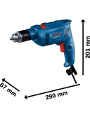 Bosch GSB 600 Darbeli Matkap + 100 Parça Aksesuar Seti thumbnail 3