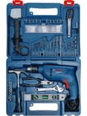 Bosch GSB 600 Darbeli Matkap + 100 Parça Aksesuar Seti thumbnail 1