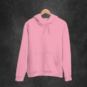 5'li Kışlık Unisex Kapşonlu Sweatshirt Seti (Pembe, Mavi, Turkuaz, Fıstık Yeşili, Lila) thumbnail 6