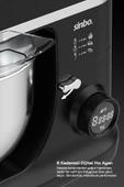 Sinbo SMX-2773 / Dijital Ekranlı Zaman Ayarlı Stand Mikser / 7.5 Litre / 1500W thumbnail 7