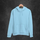 5'li Kışlık Unisex Kapşonlu Sweatshirt Seti (Pembe, Mavi, Turkuaz, Fıstık Yeşili, Lila) thumbnail 5