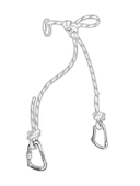 GÖBEK BAĞI KARABİNALI - LANYARD 11 MM thumbnail 2