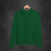 5'li Kışlık Unisex Kapşonlu Sweatshirt Seti (Siyah, Haki Yeşil, Bordo, Mor, Buz Mavi) thumbnail 5