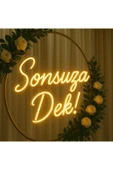 Magnetfoto Söz,düğün organizasyon için neon tabela "Sonsuza Dek!" thumbnail 4