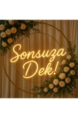 Magnetfoto Söz,düğün organizasyon için neon tabela "Sonsuza Dek!" thumbnail 3