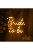 Magnetfoto BRİDE TO BE Neon tabela amber 50cm thumbnail 3