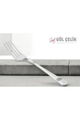 Gül Çelik 12 Kişilik Yemek Çatalı Alvina Model 304 Kalite 18/10 Paslanmaz Çelik thumbnail 3