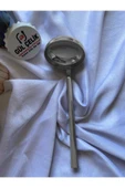 Gül Çelik 6'Lı Servis Seti Kepçe Kevir Kaşık Spatula Çatal Maşa 18/0 Kalite thumbnail 3
