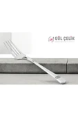Gül Çelik 60 Parça 12 Kişilik 18/10 Kalite Çatal Kaşık Seti Alvina Model Lüx 304 thumbnail 5