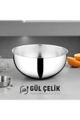 Gül Çelik Rendeli Karıştırma Ve Saklama Kabı 24 cm 4 Litre thumbnail 2