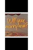 Magnetfoto Will you marry me? Yazılı neon tabela 60 cm thumbnail 3