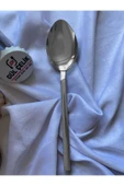 Gül Çelik 6'Lı Servis Seti Kepçe Kevir Kaşık Spatula Çatal Maşa 18/0 Kalite thumbnail 5