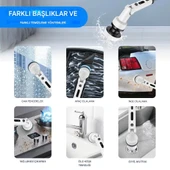 MPI BC-4 Şarj Edilebilir Elektrikli Temizlik Fırçası – 17 Parça Çok Amaçlı Set (Mutfak, Banyo, Araç) thumbnail 14