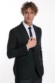 Desensiz Slim Fit Spor Siyah Erkek Ceket - Wessi thumbnail 3