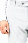 Desensiz Kumaş Açık Gri Erkek Pantolon - Wessi thumbnail 2