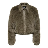 Kadın Kahve Onlyumi Life Faux Fur Jacket Otw Ceket 15356776 thumbnail 7