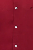 Desensiz Slim Fit Bordo Kırmızı Erkek Gömlek - Wessi thumbnail 2
