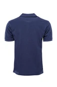 Polo Yaka Oxford Lacivert T-shirt - Wessi thumbnail 2
