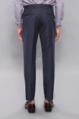 Çizgili Kumaş Lacivert Erkek Pantolon - Wessi thumbnail 5