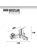 Fuma Collection Krom Mix Musluk Banyo Bataryası thumbnail 2