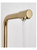 Gold Lüx 3 Yollu Arıtma Çıkışlı Aç Kapa Mutfak Eviye Musluk Bataryası thumbnail 4