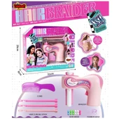 Oyuncak Saç Örme Makinesi Full Set Eğlenceli Saç Tasarım Oyun Seti thumbnail 1
