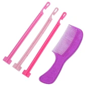 Oyuncak Saç Örme Makinesi Full Set Eğlenceli Saç Tasarım Oyun Seti thumbnail 4